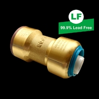 No.1 Straight Coupling 20mm x DN20 Cu
