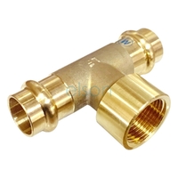 Tee DR BRASS DN20 x DN20 x Rp3/4