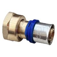 No.62 Straight Tap Connector Flat 20mm x 20mm FI Nut