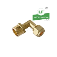 WATER HEATER ELBOW R3/4 MI x 15mm Copper Olive