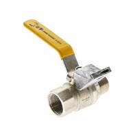 40mm MI X FI AGA Approved Ball Valve Lever Handle Lockable 