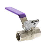 20mm Li Watermarked Ball Valve Lever Handle Lockable FI X FI 