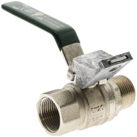 Dual Approved Ball Valve Lockable MI X FI 40 mm