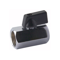 6mm Mini Ball Valve Chrome Plated FI X FI 