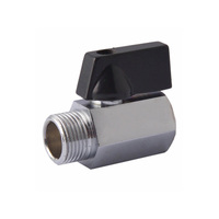 6mm Mini Ball Valve Chrome Plated MI X FI 