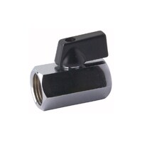 10FI Mini Ball Valve Chrome Plated 