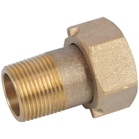 25FI X 20MI BSP Meter Coupling Brass 