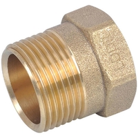 20FI X 25MI Gas Meter Coupling Reducing Brass 