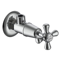Merino Cross Cistern Cock - Jumper Valve Chrome