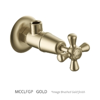 Merino Cross Cistern Cock - Jumper Valve Gold