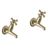 Merino Cross Deluxe Bib Cock - Female - 3/4 Turn Ceramic Brushed Gold (Lf)
