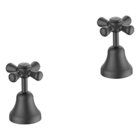 Merino Cross Sink Top Assembly - 3/4 Turn Ceramic - Gunmetal (Lf)