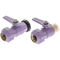 20mm FI & MI X 25 PE Lilac With Plug Meter Connection Kit 