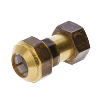 DN20FI x 25PE Meter Coupling Brass Meter Thread Swivel Nut 