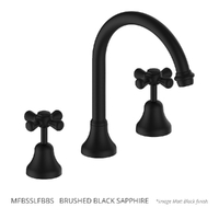 Merino Cross Hob Sink Set - 4 Star - Jumper Valve Brushed Black Sapphire (Lf)
