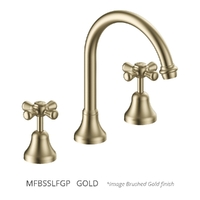 Merino Cross Hob Sink Set - 4 Star - Jumper Valve Gold (Lf)