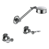 Merino Flared Shower Set - A/D Shower - 3 Star - 1/4 Turn Ceramic Chrome