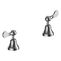 Merino Flared Lever Sink Top Assembly - 1/4 Turn Ceramic - Chrome (Lf)