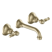 Merino Lever Bath Set - 1/4 Turn Ceramic Brushed Gold