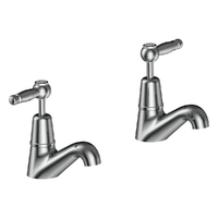 Merino Lever Pillar Cocks - 4 Star - Pair - 1/4 Turn Ceramic Chrome (Lf)