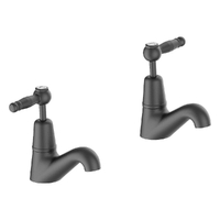 Merino Lever Pillar Cocks - 4 Star - Pair - 1/4 Turn Ceramic Gunmetal (Lf)
