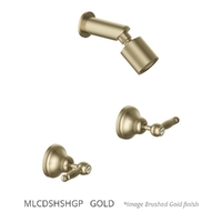 Merino Lever Shower Set - Sileno Shower - 3 Star - 1/4 Turn Ceramic Gold