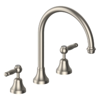 Merino Lever Hob Spa Set - 1/4 Turn Ceramic Brushed Nickel
