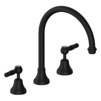 Merino Lever Hob Spa Set - 1/4 Turn Ceramic Matt Black