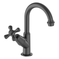 Merino Cross Swivel Pillar Tap - 4 Star - Jumper Valve Gunmetal (Lf)
