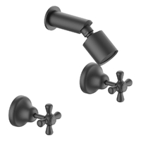 Merino Cross Shower Set - Sileno Shower - 3 Star - Jumper Valve Gunmetal