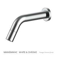 Max Wall Outlet - Bath  White &amp; Chrome