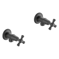 Merino Cross Washing Machine Cocks - Pair - Jumper Valve Gunmetal