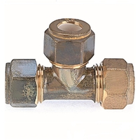 20mm C X 20mm C X 15mm C #25 Reducing Nyl Compression Tee (3/4" C X 3/4" C X 1/2" C)