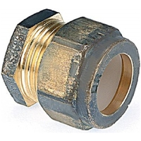 15mm C Nyl Compression Stop End (1/2" C)