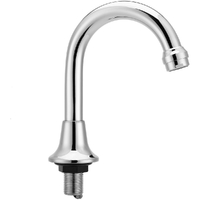 120mm Gooseneck Basin Spout Swivel WELS 4 Star