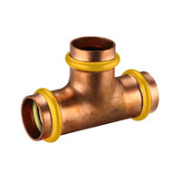32mm Tee Equal Gas Copper Press