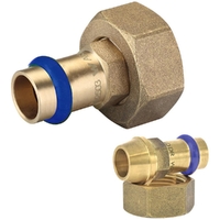 DN15 X 3/4FI Swivel Nut FI Reducing Adaptor Flat Water Press