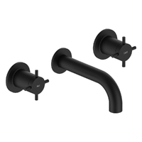 Park Cross Bath Set - 3/4 Turn Ceramic Matt Black