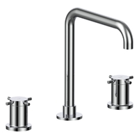 Park Cross Vanitee Sink Set - 4 Star - 3/4 Turn Ceramic Chrome (Lf)