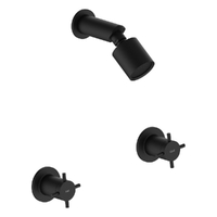 Park Cross Shower Set - Sileno Shower - 3 Star - 3/4 Turn Ceramic Matt Black