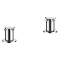 Park Cross Sink Top Assembly - 3/4 Turn Ceramic - Chrome (Lf)