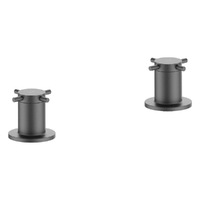 Park Cross Sink Top Assembly - 3/4 Turn Ceramic - Gunmetal (Lf)