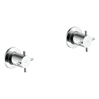 Park Cross Wall Top Assembly - 3/4 Turn Ceramic Chrome (Lf)