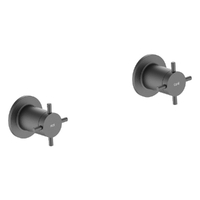 Park Cross Wall Top Assembly - 3/4 Turn Ceramic Gunmetal (Lf)