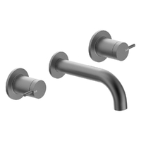 Park Pin Bath Set - 1/4 Turn Ceramic Gunmetal
