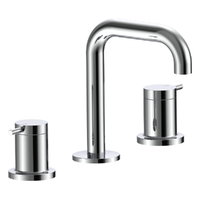 Park Pin Basin Set - Fixed Spout - 4 Star - 1/4 Turn Ceramic Chrome (Lf)
