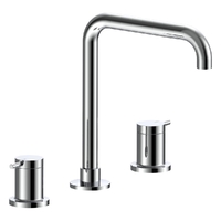 Park Pin Vanitee Sink Set - 4 Star - 1/4 Turn Ceramic Chrome (Lf)