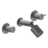 Park Pin Shower Set - Sileno Shower - 3 Star - 1/4 Turn Ceramic Gunmetal