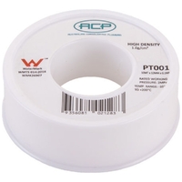 PTFE THREAD SEALING TAPE H/D WHITE 12mm x 0.1mm x 10MT (10 PER PKT)