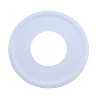 COVER PLATE FLAT PVC WHITE S/S